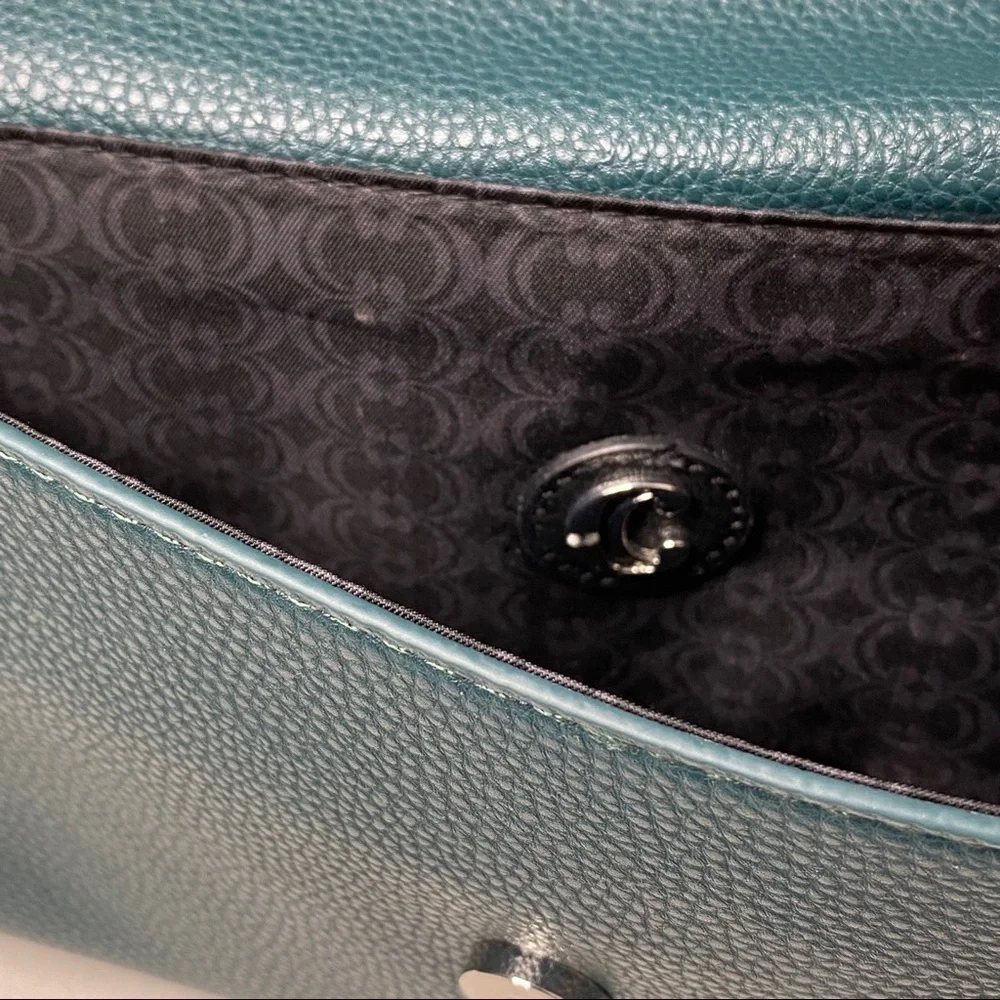 Charming Charlie Teal Clutch Wristlet Purse